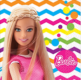 Khăn giấy ăn Barbie 16/gói - Barbie paper napkins 16/pack