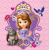 Khăn giấy ăn Công chúa Sofia The First 25cm- Sofia paper napkins small 16/pack
