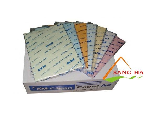 Giấy in phòng sạch A4 nhiều màu