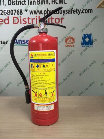 Bình chữa cháy bột ABC 4kg ( MFZL4)