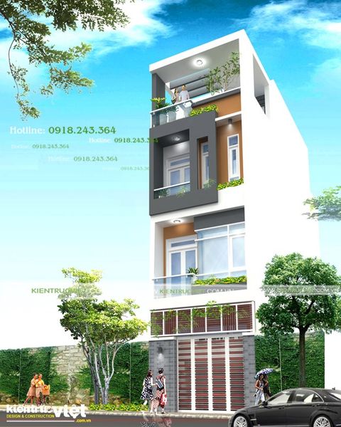 Nhà phố 4m, nhà phố 3 tầng, Quận 7