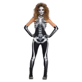 Bộ đồ nữ in hình xương - Skeleton Costume Halloween