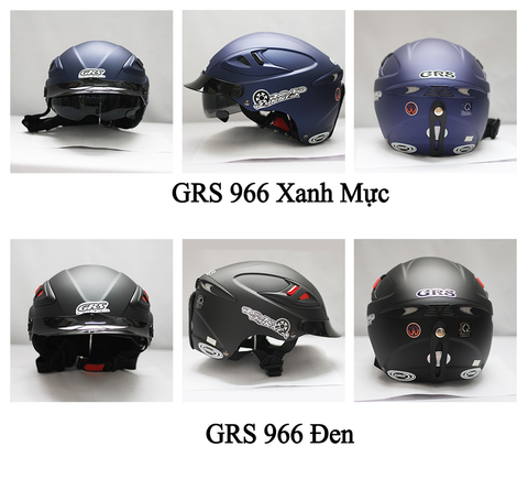 Nón bảo hiểm đẹp GRS 966 - 1 kính