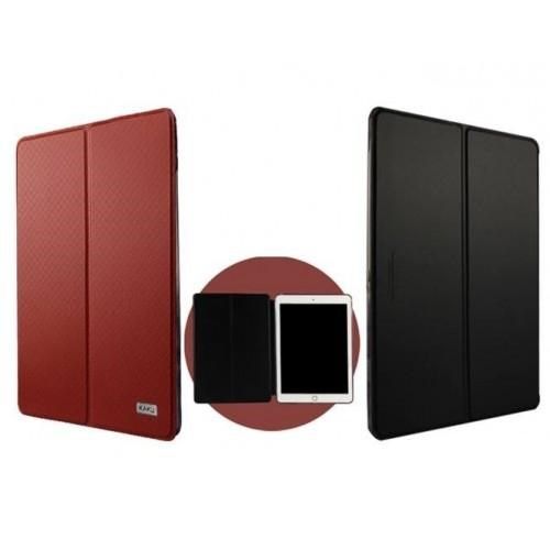 iPad mini 1-2-3 - Bao da cao cấp KAKU 2 màu mẫu Change (Đỏ nâu - Đen)