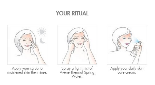 avene gentle purifying scrub 50ml