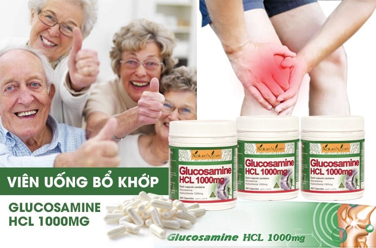 Vien bo khop Nature’s Care Glucosamine HCL 1000mg