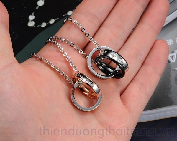 Dây chuyền cặp Titan. Mã số DC002