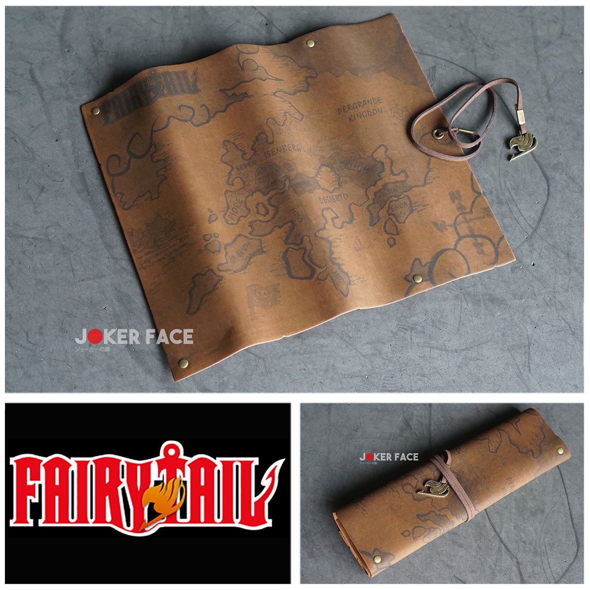 Hộp bút da cuộn Fairy Tail