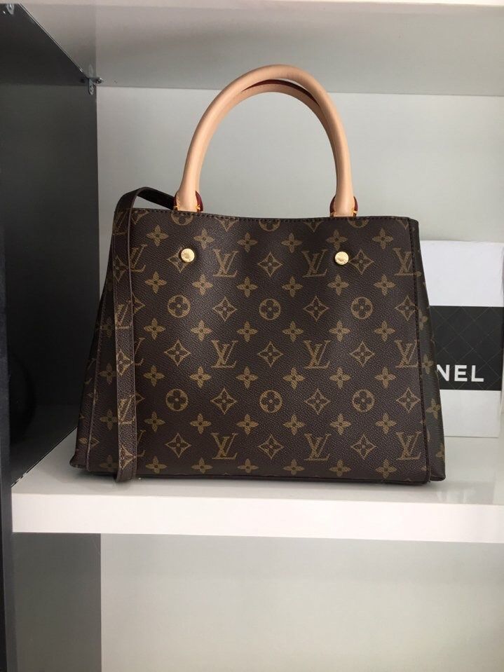 Túi xách Lv Mont hàng chuẩn F1 Size 32cm