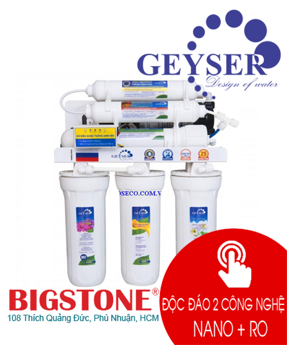 Máy lọc nước Nano Geyser chính hãng bán tại Bigstone Phú Nhuận