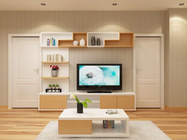 thiết kế thi công nội thất phòng khách