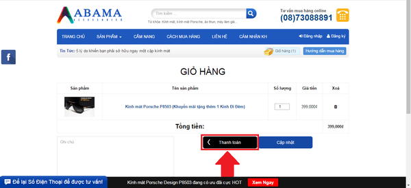 Kính mát thời trang Abama