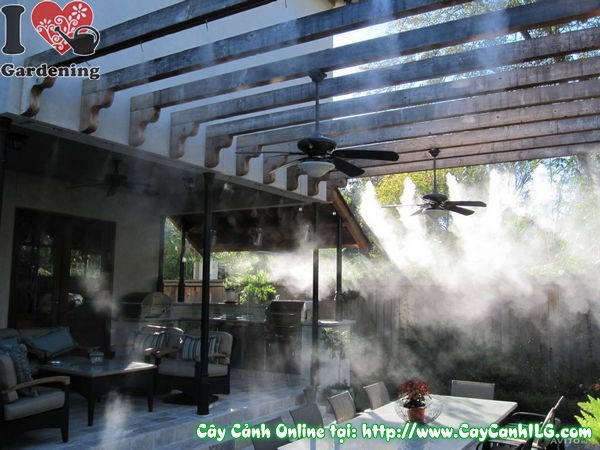ILG thi công hệ thống phun sương chuyên nghiệp cho công trình lớn