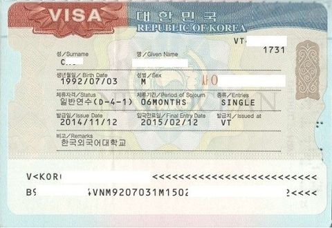 visa hàn quốc