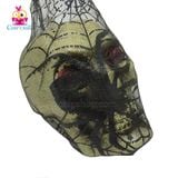  Trang trí Halloween đầu lâu đèn túi treo lưới nhện 
