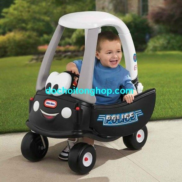 Xe chòi chân little tikes cảnh sát