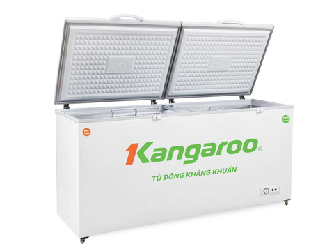 Tủ đông Kangaroo kháng khuẩn 2 ngăn dàn nhôm KG 388A2