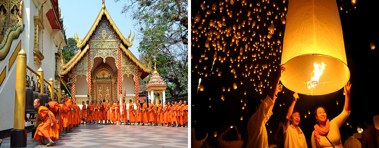  đồi Suthep - lễ hội đèn lồng lớn nhất Thái Lan