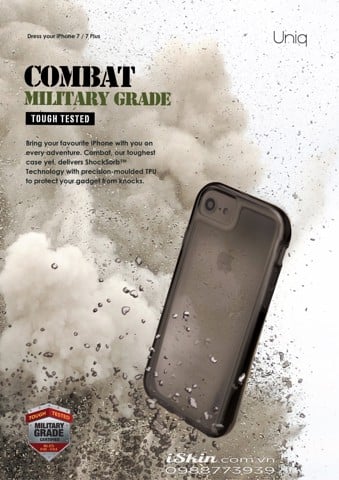 Ốp Lưng iPhone 7 Plus Uniq Combat Chính Hãng Chống Sốc Chuẩn Quân Đội