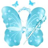 Bộ cánh tiên kèm đũa phép vương miện - Fairy wings costume set
