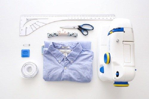 Nguyên liệu bạn cần chuẩn bị để thực hiện may váy trễ vai từ áo sơ mi