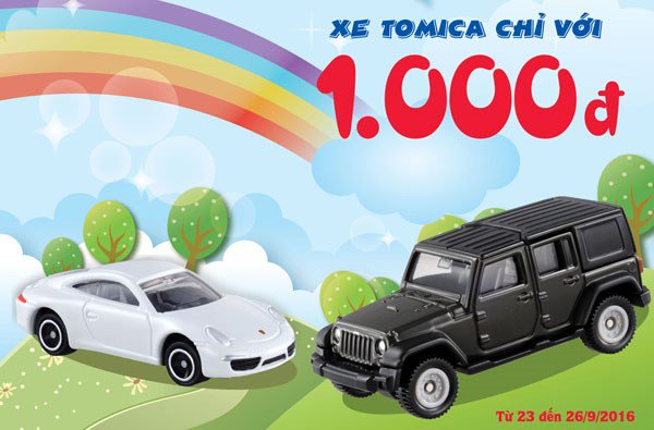 1000 Ngày Hạnh Phúc – Mua Xe Tomica giá chỉ 1.000k