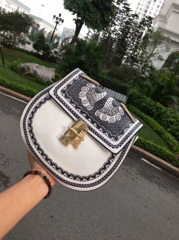 Túi xách Chloe hàng F1 size 22cm màu đen Đẹp