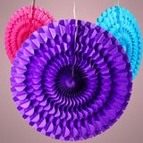 Quạt nếp sóng 30cm - Wavy fan 30cm