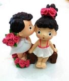 Tượng nụ hôn ngọt ngào - Bride & groom sweet kissing