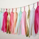 Dây treo tua rua 15/gói - Tissue paper tassel garland 15/pack