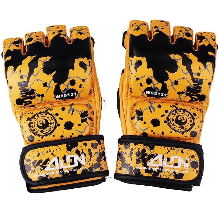 GĂNG TAY MMA WOLON BLOOD 2 GLOVES - YELLOW