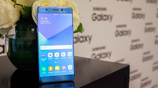 Samsung Galaxy Note 7 mới vẫn cháy nổ pin