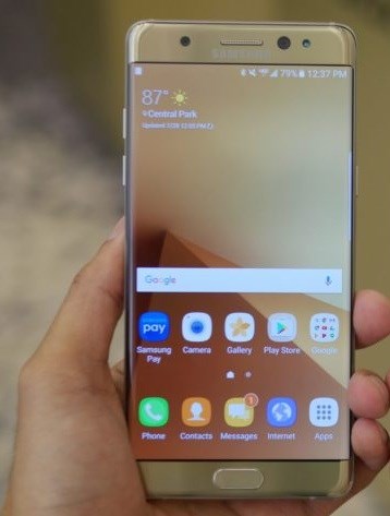 Samsung Galaxy Note 7 mới vẫn cháy nổ pin