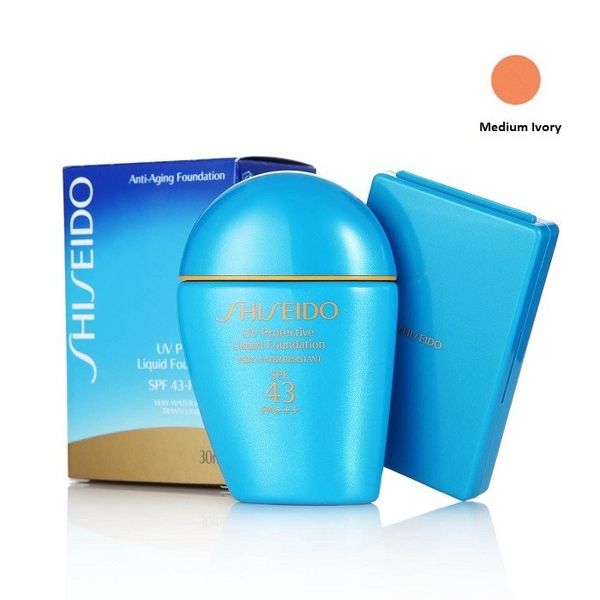 Shiseido UV Protective Liquid Foundation Medium Ivory SPF43 PA+++