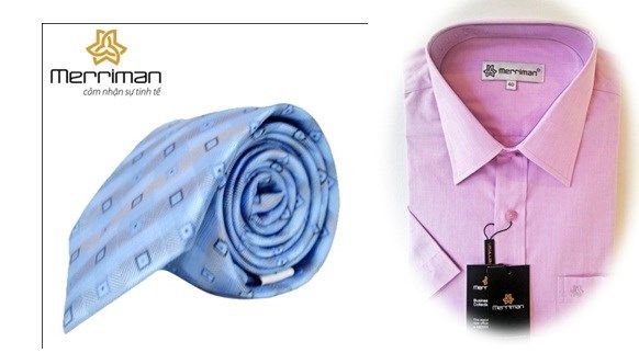 Phối cravat cùng áo một màu
