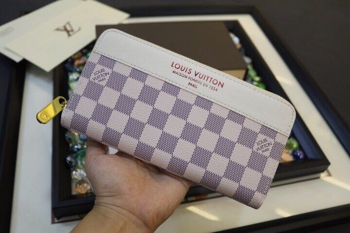 Ví cầm tay Lv khoá kéo 2016 F1 Full box