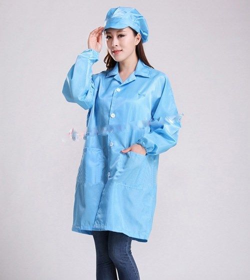 Áo phòng sạch choàng sọc