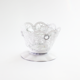 Đế giữ nến hình trái tim - Laced hearts candle holder