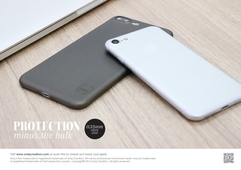 Ốp Lưng iPhone 7 Uniq Bodycon Chính Hãng Singapore Mỏng Nhất Thể Giới