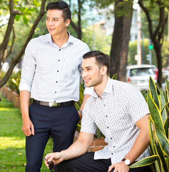 áo sơ mi nam chất liệu Linen