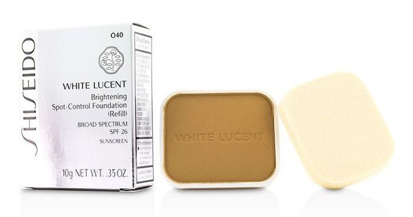 loi phan nen shiseido white lucent brightening spot control foundation o40