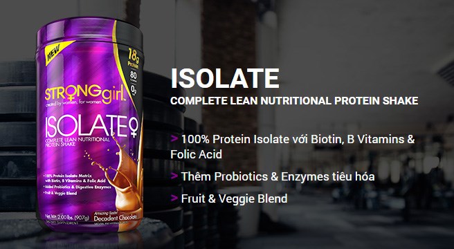 strong girl isolate des