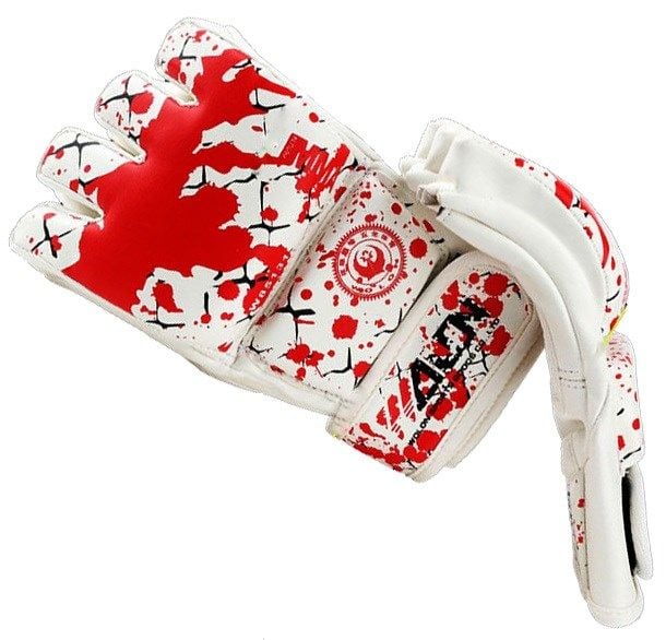 GĂNG TAY MMA WOLON BLOOD 2 GLOVES - WHITE