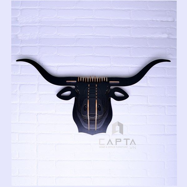 Đầu trâu nghệ thuật treo tường | Bàn ghế hiện đại CAPTA