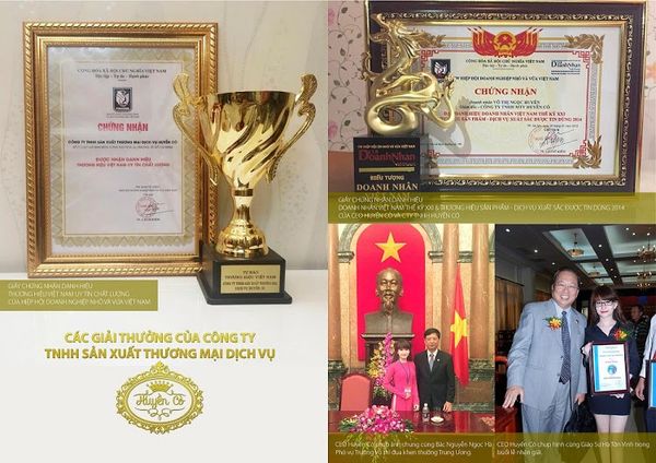 Mỹ phẩm Huyền Cò được chứng nhận từ bộ công thương