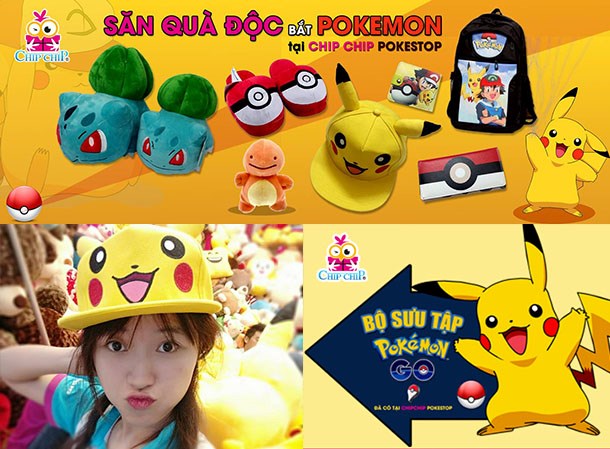 Shop bán đồ chơi Pokemon Go làm quà tặng ở TP.HCM với giá sỉ