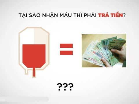 Khi hiến máu nhân đạo, người bệnh nhận máu có phải trả tiền không?