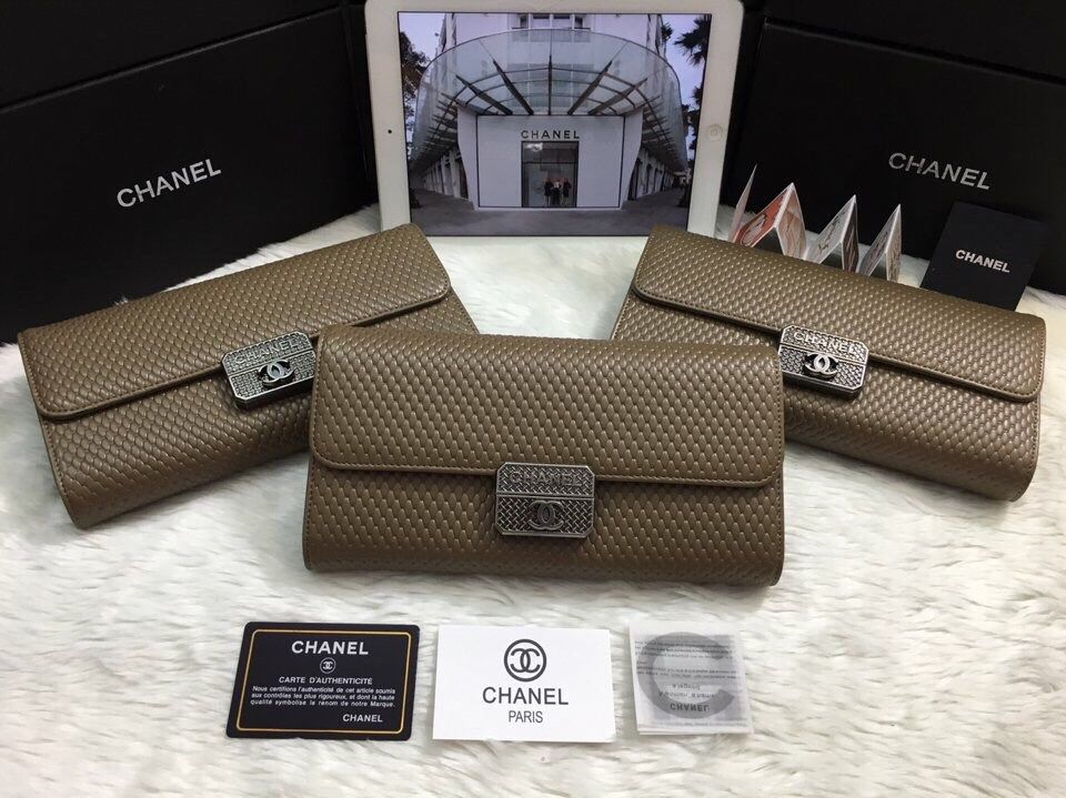 Ví cầm tay Chanel hàng Super da thật size 25cm