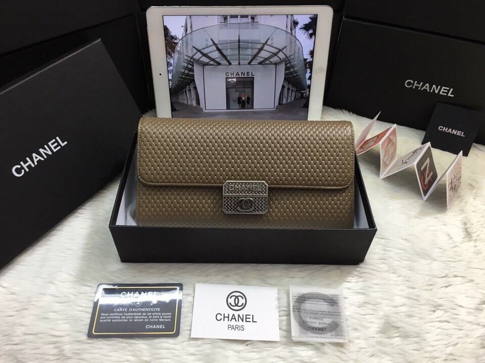 Ví cầm tay Chanel hàng Super da thật size 25cm