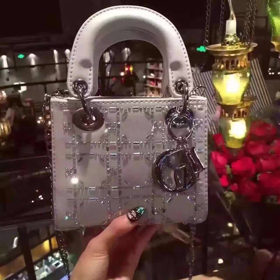 Túi xách Dior Lady Đá Hàng Super Sale Màu Đen Đẹp